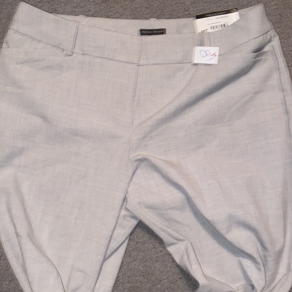 NWT Womens 8 Worthington “Perfect Trousers” Grey/Cream Dress Pants - Picture 6 of 6